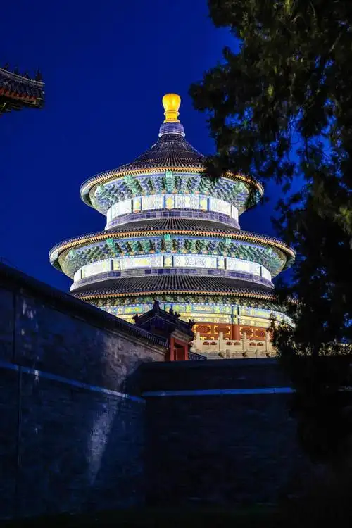 打卡北京天坛祈年殿夜景,美到心坎儿里!