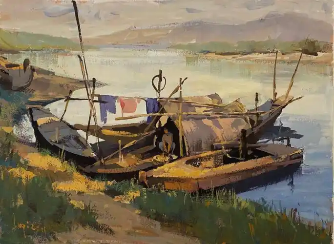 经典重现 —陆琦水粉写生风景作品选_水粉学堂_零二七艺考