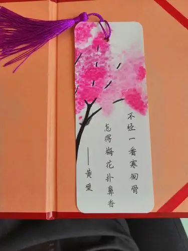 小小书签情,浓浓书香意.