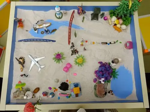 沙溢心意 · 合作创造——鼓一小实习分队心理沙盘课之团体沙盘