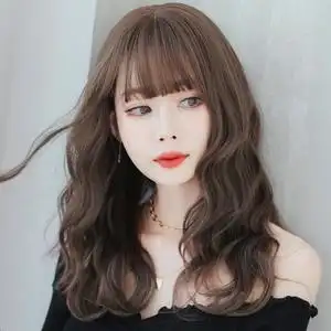 假发女长卷发蓬松修脸假发套