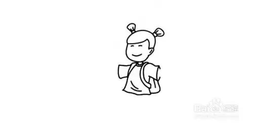 怎么画孩子放学回家的简笔画