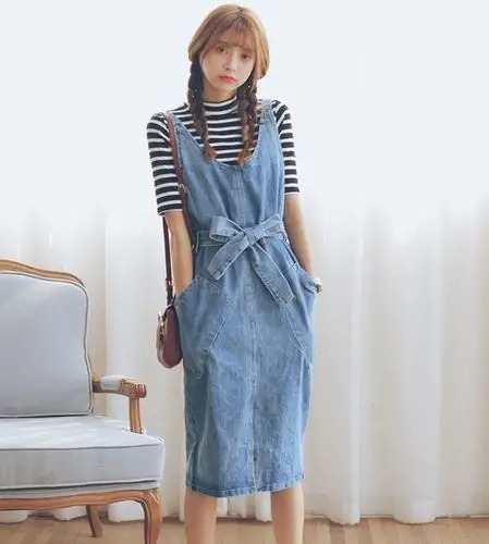 春夏如何穿出甜美少女感 气质背带裙穿搭指南