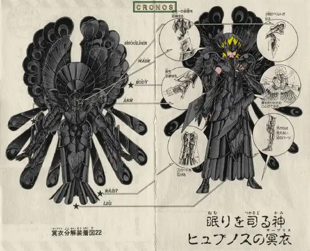 &《圣斗士星矢:冥王哈迪斯 冥界篇》三部曲 登场【冥斗士】圣衣分解图