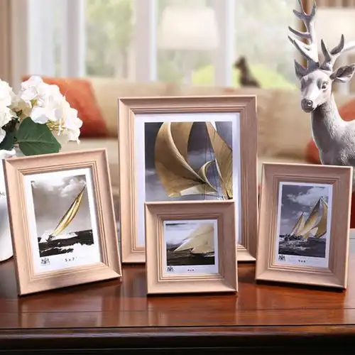 复古冲印摆台相框八寸打印像框挂墙小复色加相框