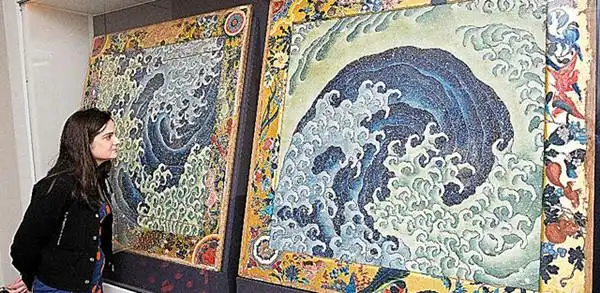 浮世绘画家葛饰北斋的特别展"北斋——走向大洋彼岸"将于25日起在英国