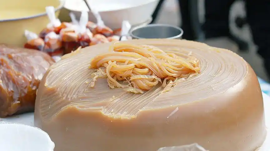 「发财中国年」天水面皮凉粉,过年卖的相当快,看馋我了,来一碗