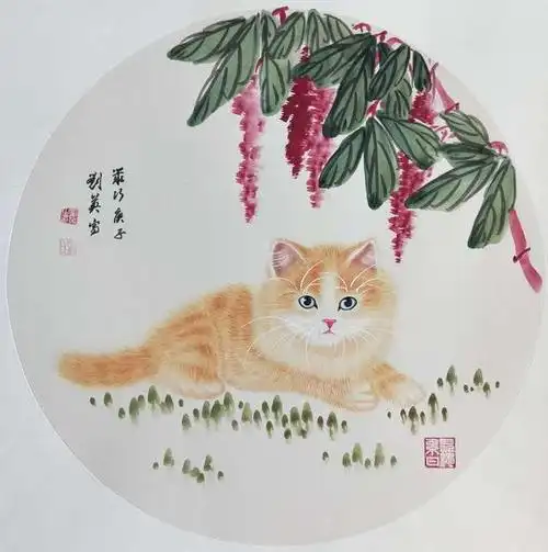 天津女画家刘英画猫作品欣赏
