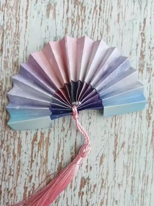 古风扇子手工扇子手工折纸漂亮的手工