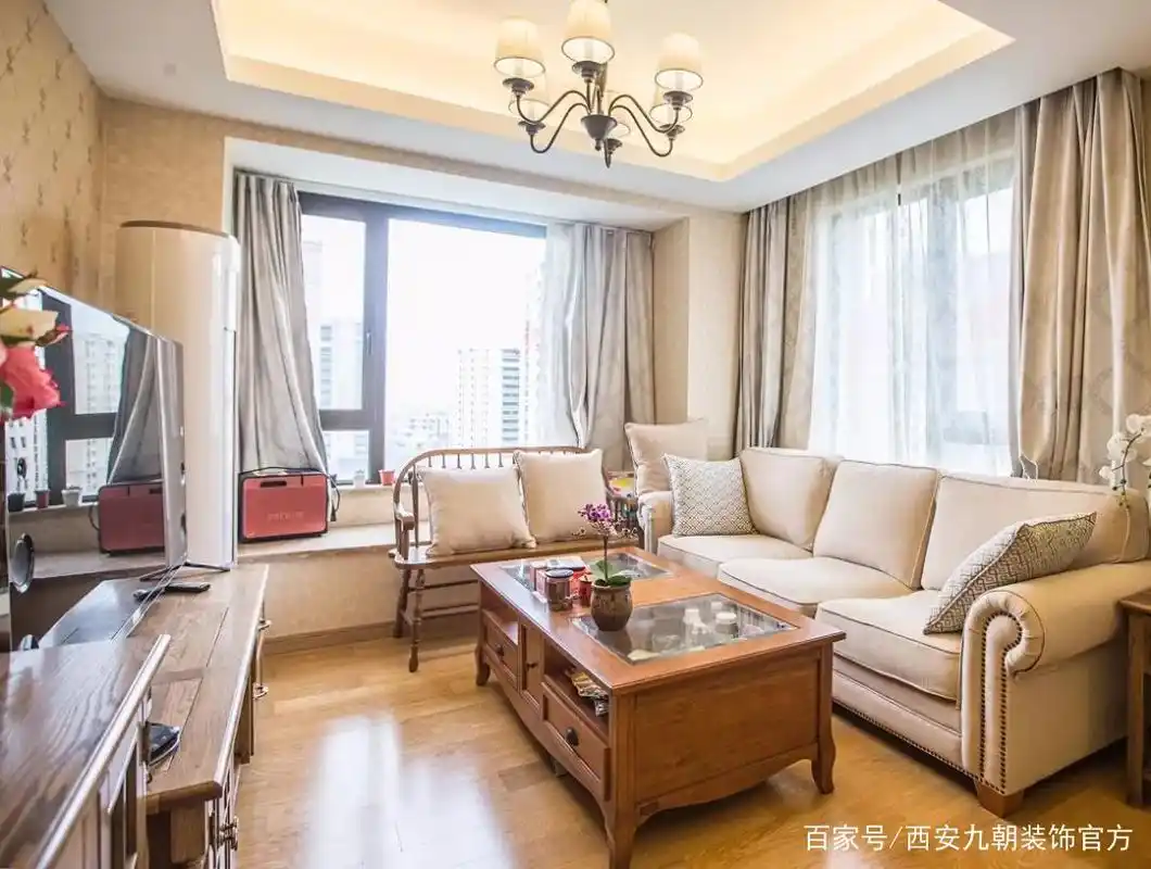 客厅的飘窗这样设计,太美了!