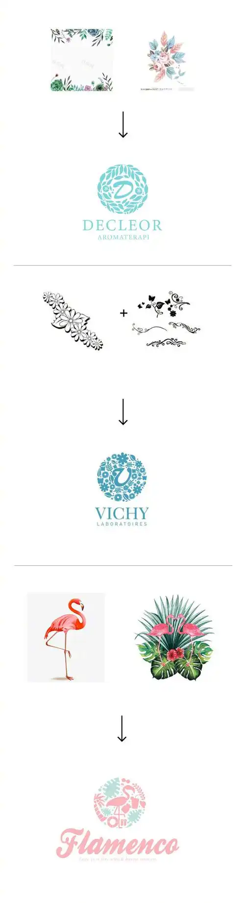 分享下往期学生们的logo创作训练作业.