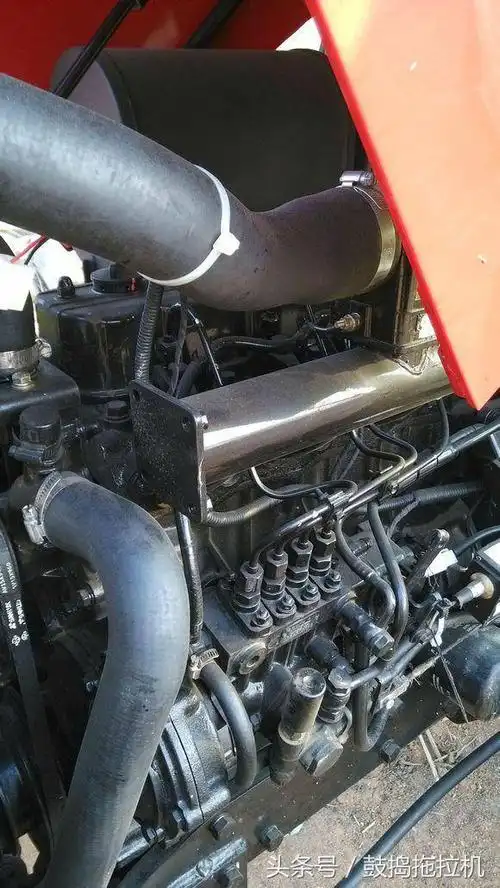 乐星554拖拉机16 16档,国产化装配,性能如何,不常见的机器