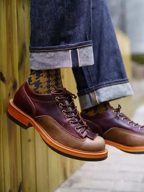 工装靴阿美咔叽短脸工装鞋夏天穿搭神器