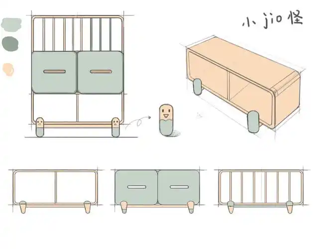儿童家具,家具家居,产品设计,家具设计,趣味可爱