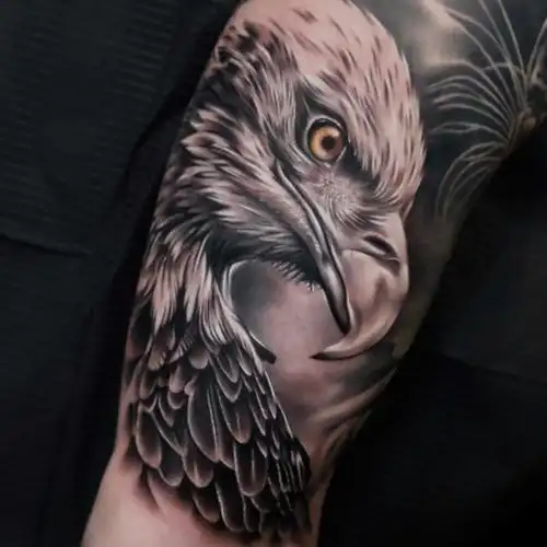 纹身师astin黑白现实主义