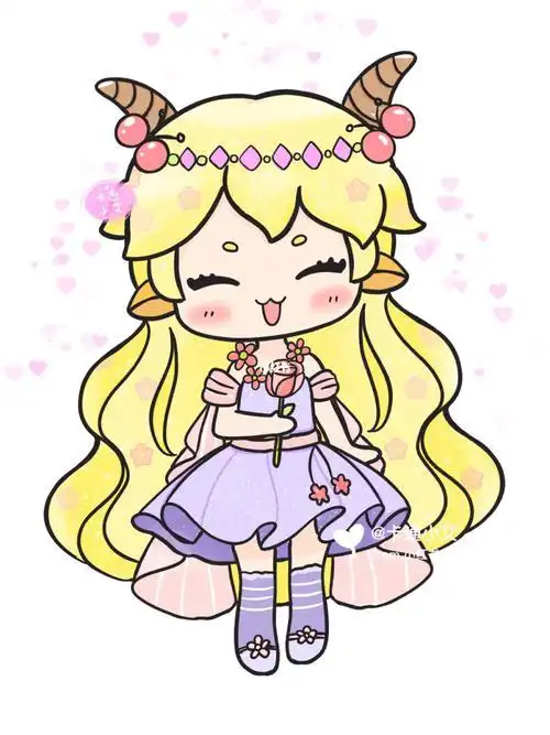 十二星座超萌简笔画大全小朋友们都喜欢十二星座q版萌图简笔画2十二