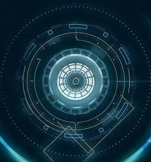 创意科技感十足的logo视觉场景海报设计2rise标志