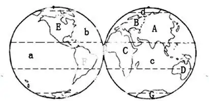 七大洲轮廓图回答下列问题
