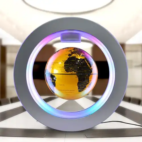 磁悬浮地球仪4寸新奇特创意礼品摆件深圳工厂批发直销可定logo