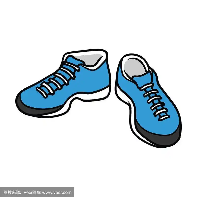 卡通跑鞋