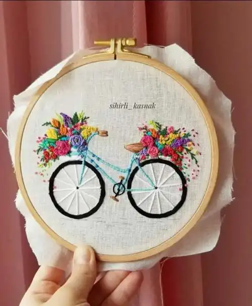 刺绣分享:不光好看,最重要的是刺绣图案很有创意!