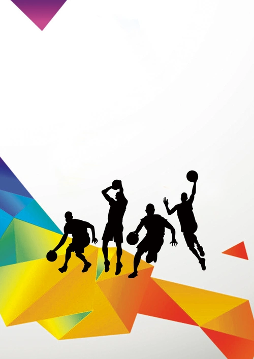 篮球比赛秩序册背景素材