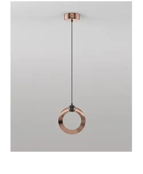 吊灯圆圈温馨浪漫房间网红女孩主卧装饰氛围小吊灯具 ld1868/单头玫瑰