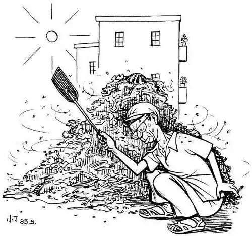 一大堆垃圾的简笔画