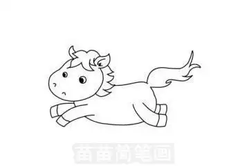 幼儿园马脚怎么画简笔画