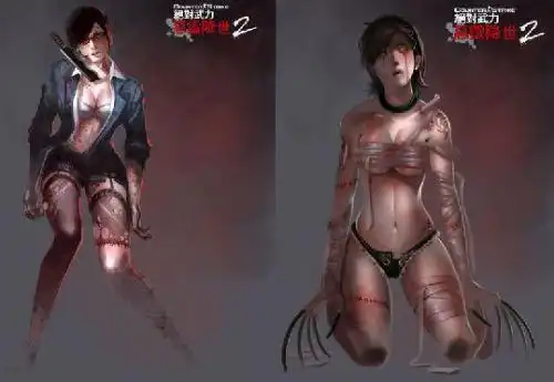 谁可以给我一张csol女僵尸蹲着的图?