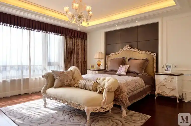 简欧卧室吊顶装修效果图