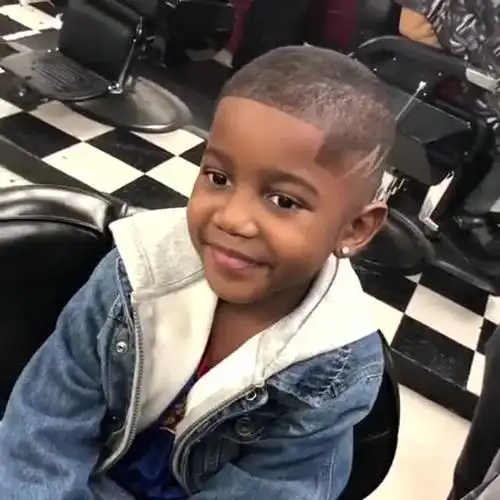 小朋友剪小平头,这样才有创意