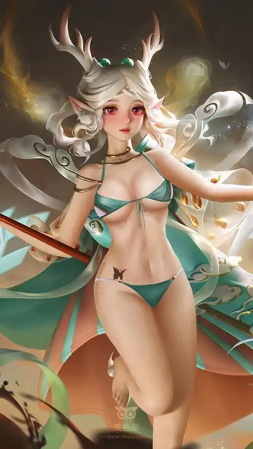 王者荣耀:瑶·遇见神鹿去衣图