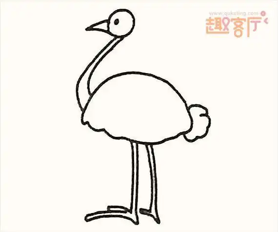 简笔画小动物画法风景