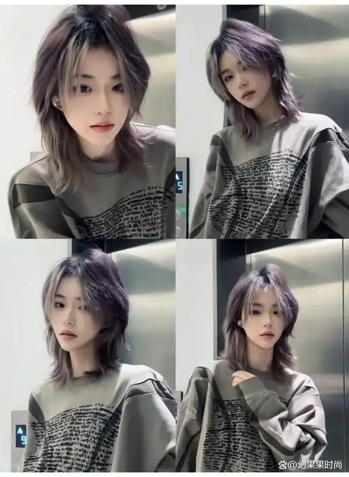 狼尾鲻鱼头短发,让你帅气十足