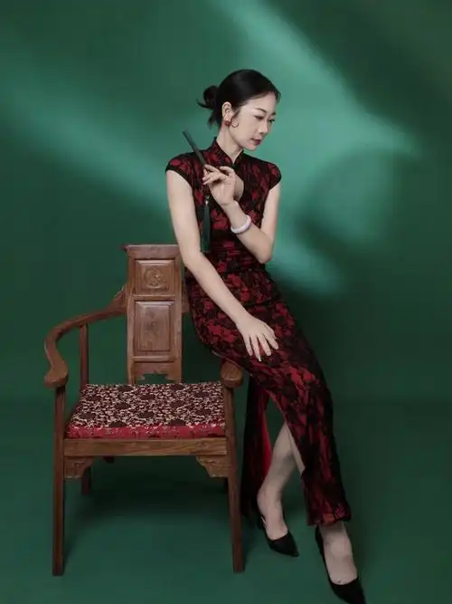 旗袍写真一组高级感的复古写真分享