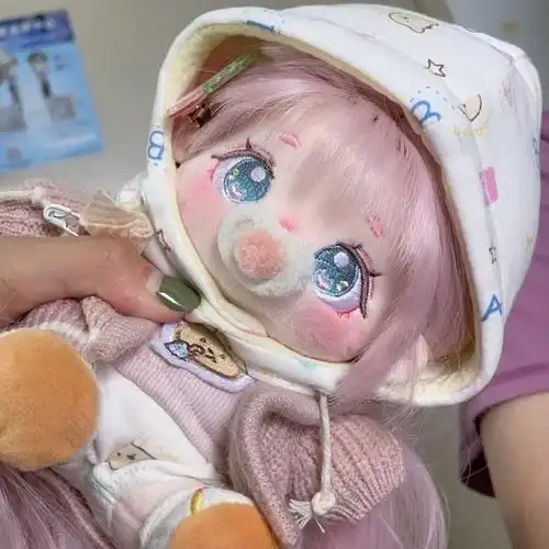 高温丝棉花娃娃 啊辞无属性高温丝棉花娃娃可爱闺蜜小孩的生日礼物