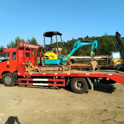 久保田微挖u20大神们都用什么拖车