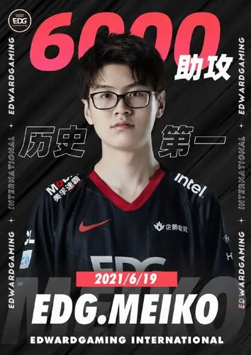 【里程碑】meiko达成职业生涯6000助攻成就-直播吧zhibo8.cc