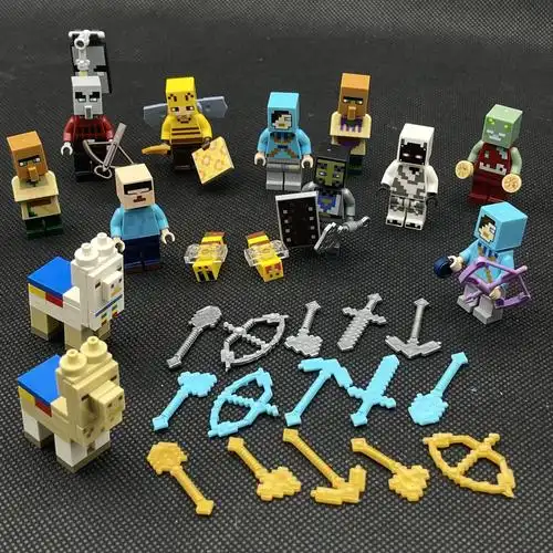 乐高(lego)我的世界积木人仔2022年him实体303小人偶全套拼装男孩子