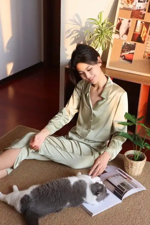 入秋家居服ootd.入秋了需要一件舒适高的睡衣 在家也要把氛 - 抖音