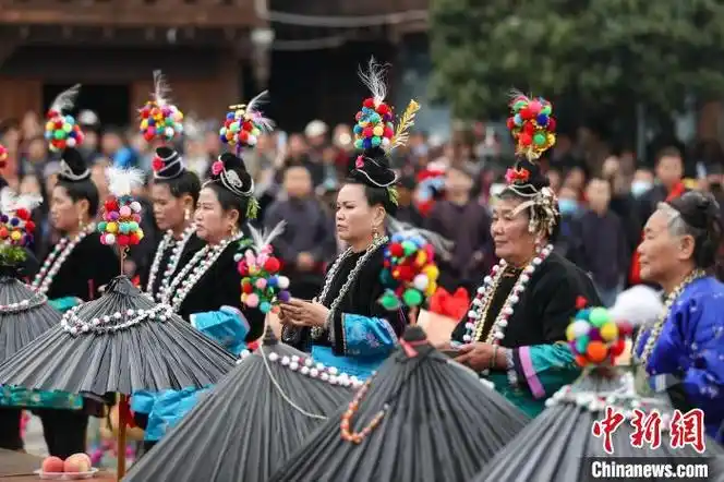 贵州榕江举行2024年侗族萨玛节 _光明网