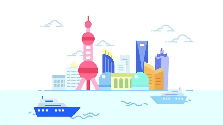 城市矢量插图-上海|插画|艺术插画|munchkincat - 原创作品 - 站酷