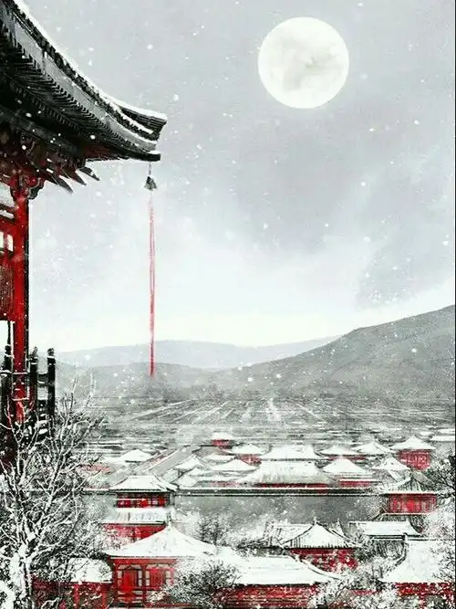 长安城的春夏秋冬唯美古风手机壁纸