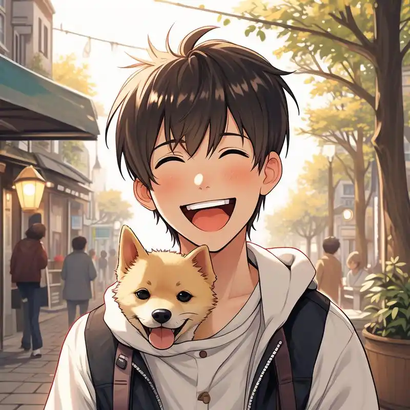 超萌男生q版动物头像9694