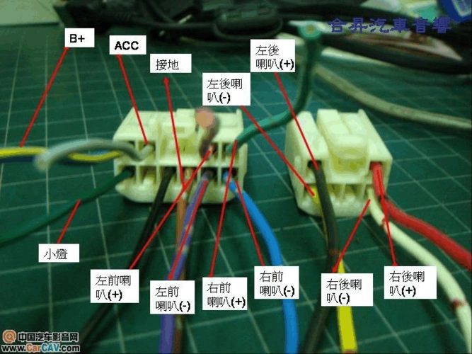丰田汽车音响外部接线图doc1