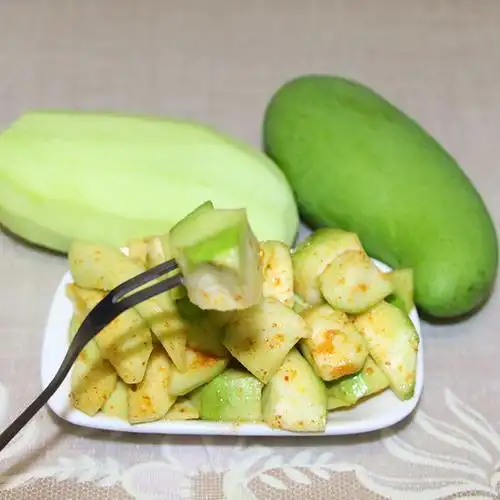 海南生芒果酸芒果3斤 新鲜水果小象牙青芒果酸脆生吃芒果腌辣酸野