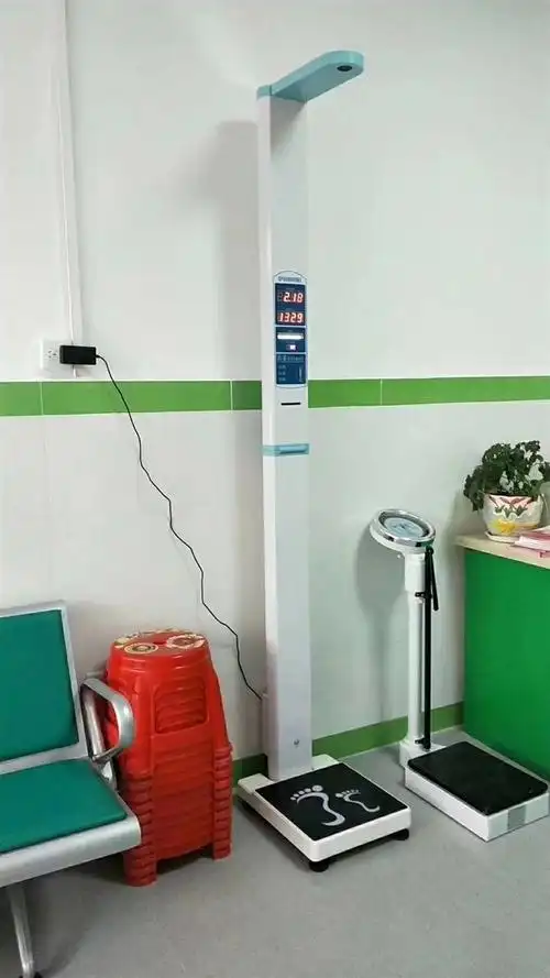 可伸缩身高测量仪器 超声波电子人体秤