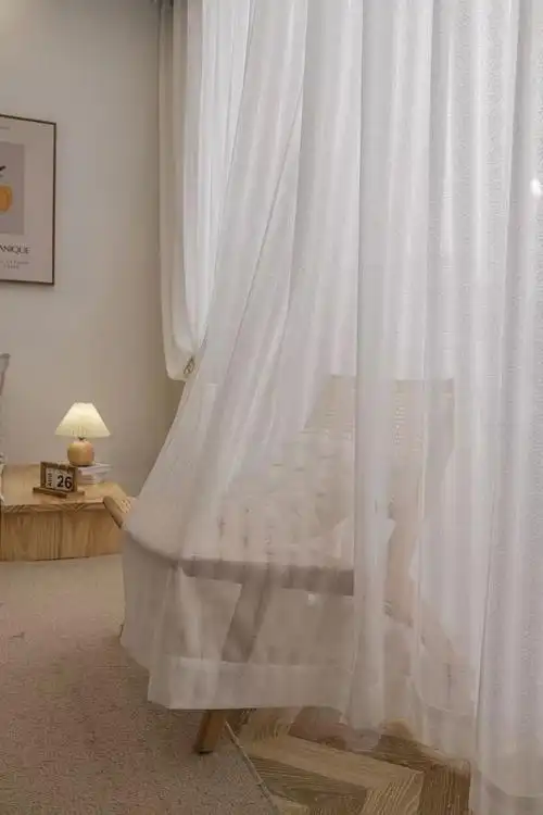 梦幻帘垂直帘竖百叶窗帘纱透光不透人客厅阳台隔断新款阳光房纱帘