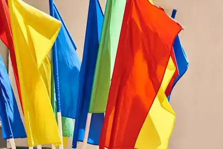 飘扬的彩旗图片大全